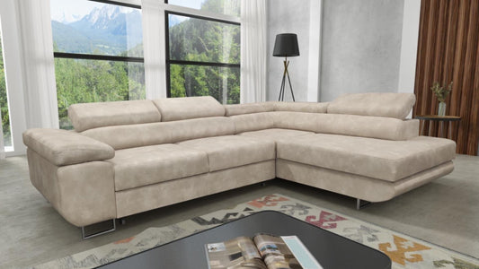 Canapé Toulouse – Angle droit convertible 275 x 205 cm